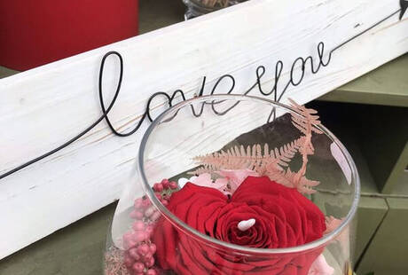 Rosa stabilizzata Cuore